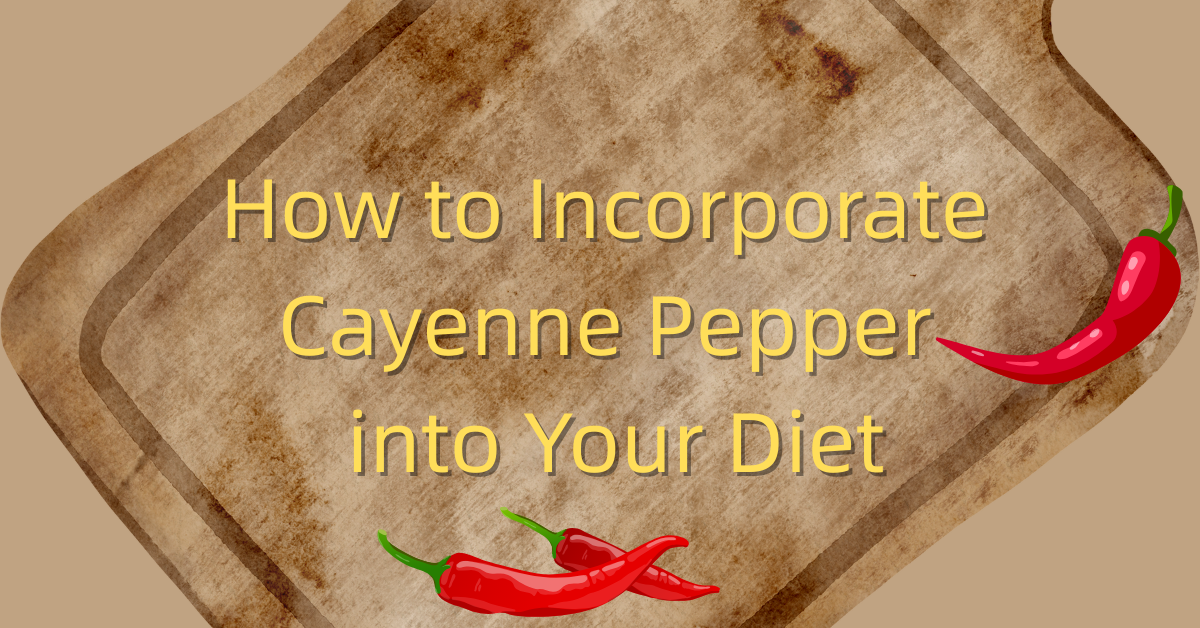 How much cayenne pepper should you take per day? 