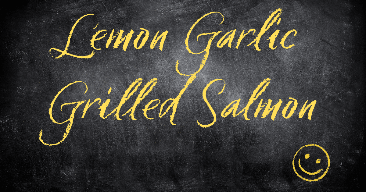 lemon garlic grilled salmon 1